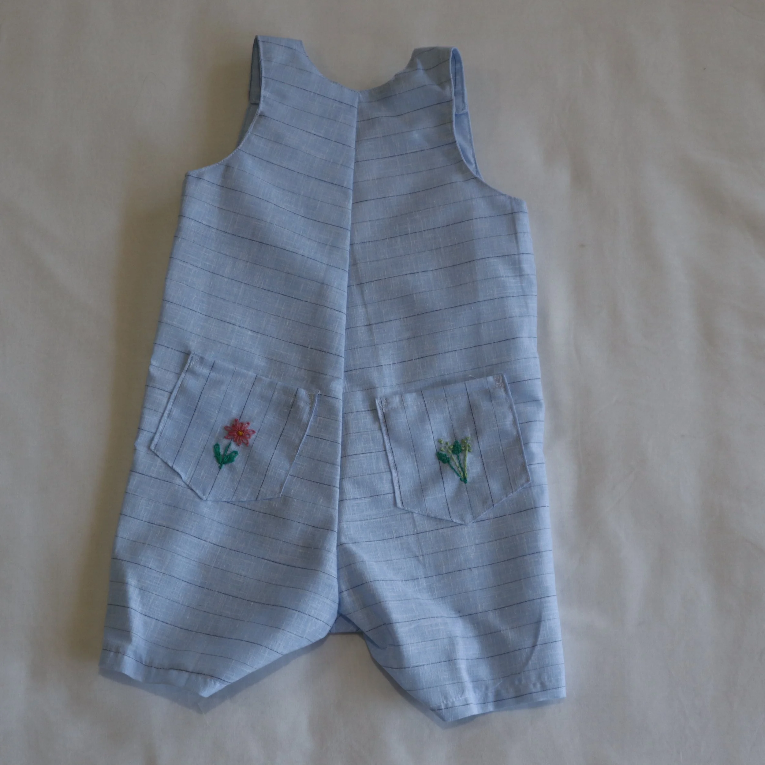 Cow embroided overall medium back.JPG