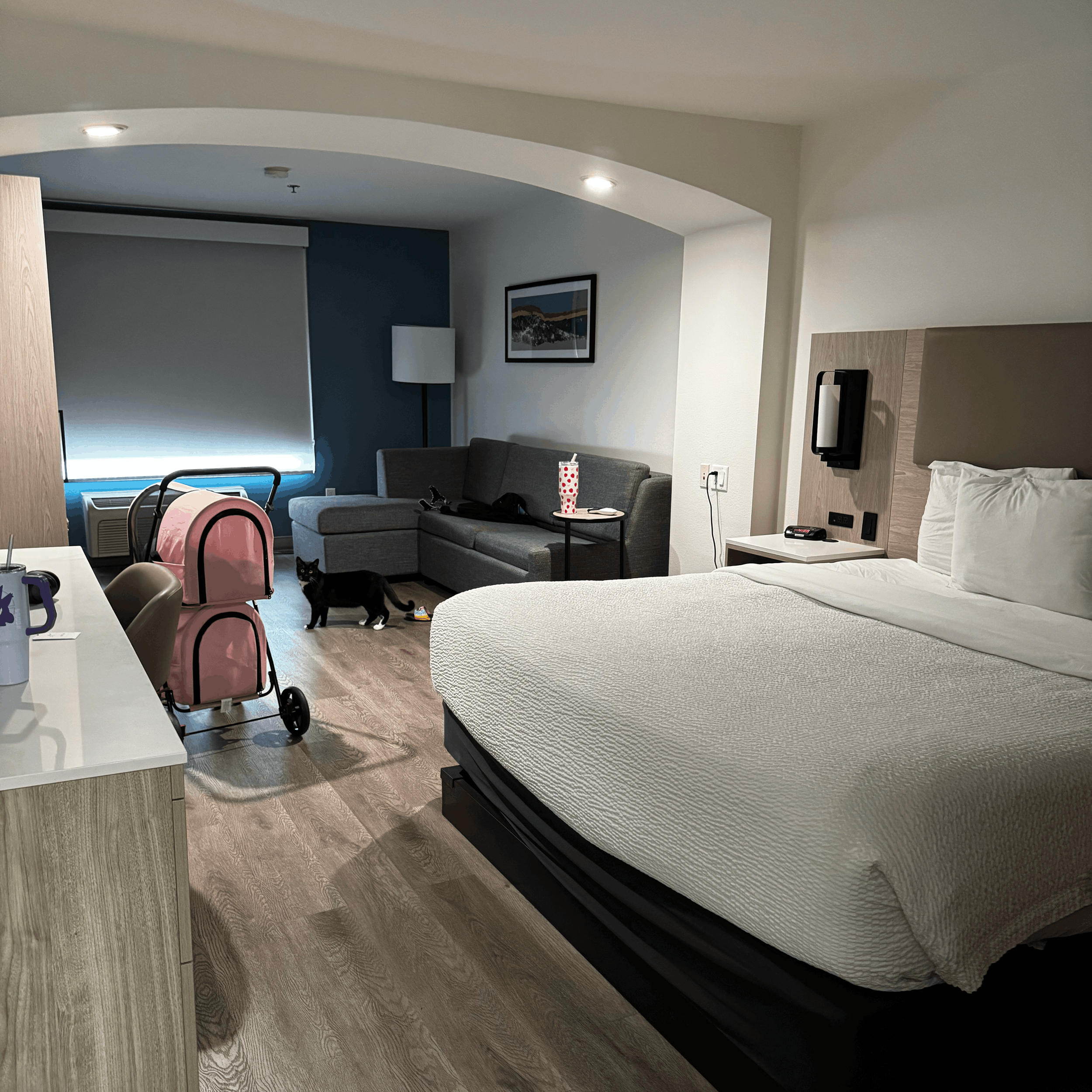 A peak at our hotel room