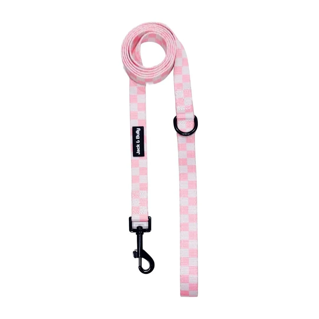 Pink Checkered Leash