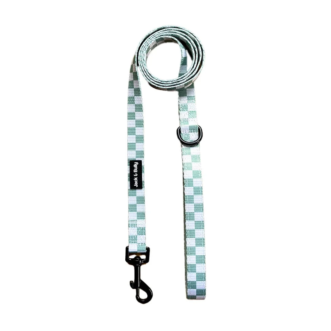 Sage Checkered Leash