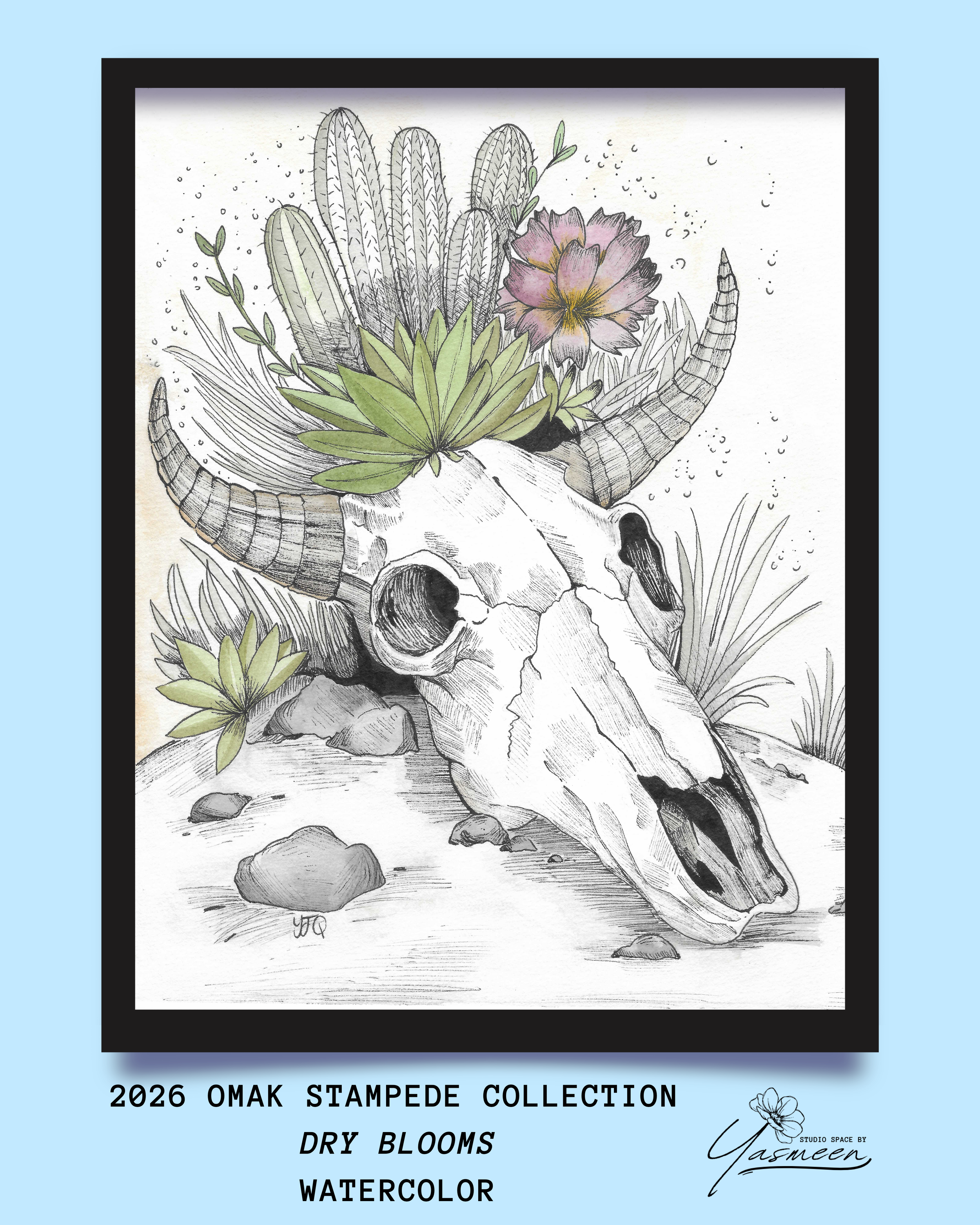 2026 Omak Stampede Collection - Dry Blooms