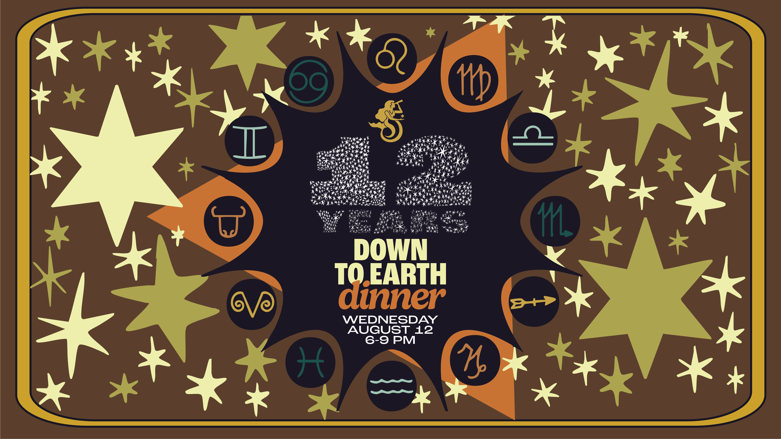 12th Anniversary - Down to Earth VIP Dinner
