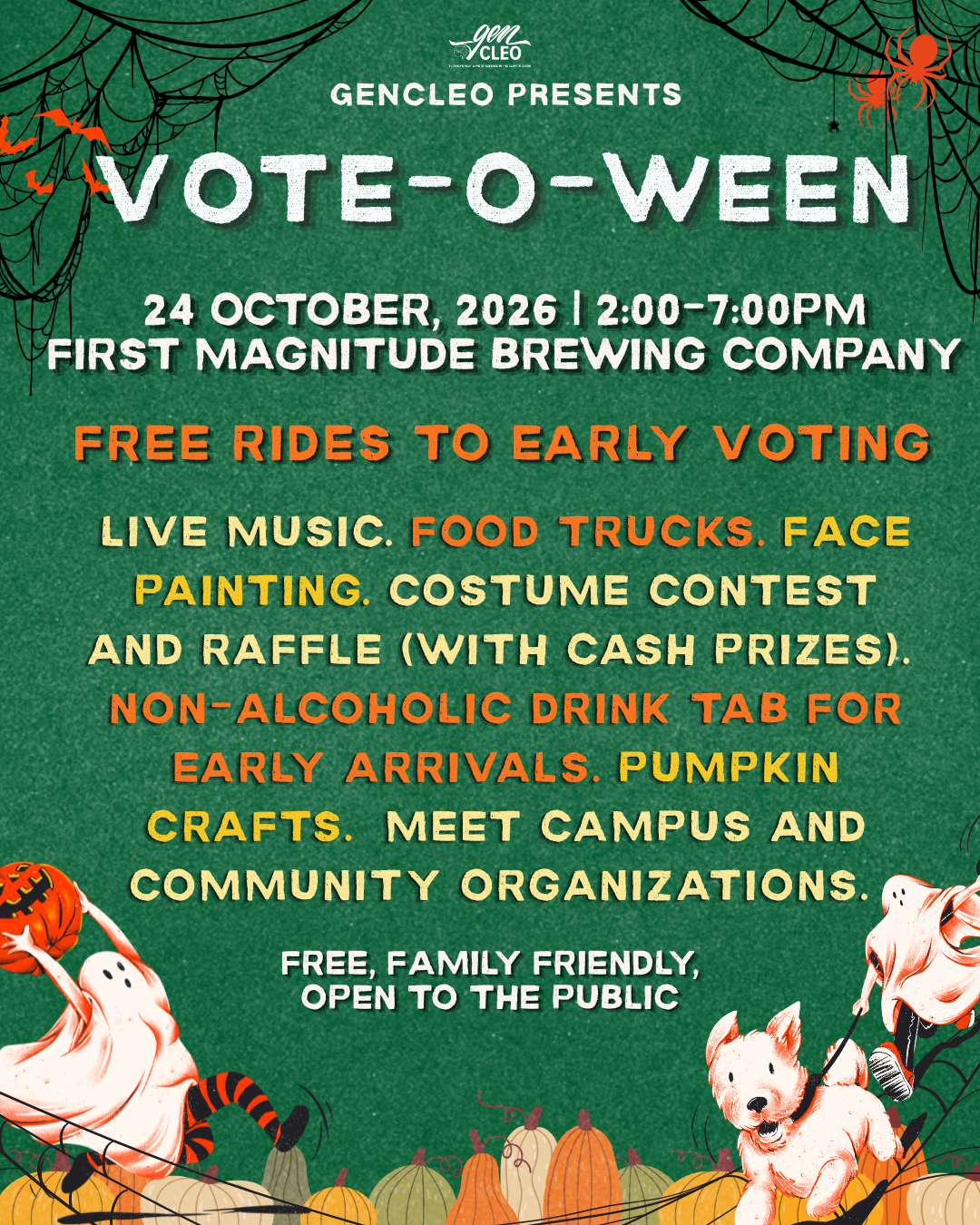 Vote-O-Ween Power to the polls with GlenCleo