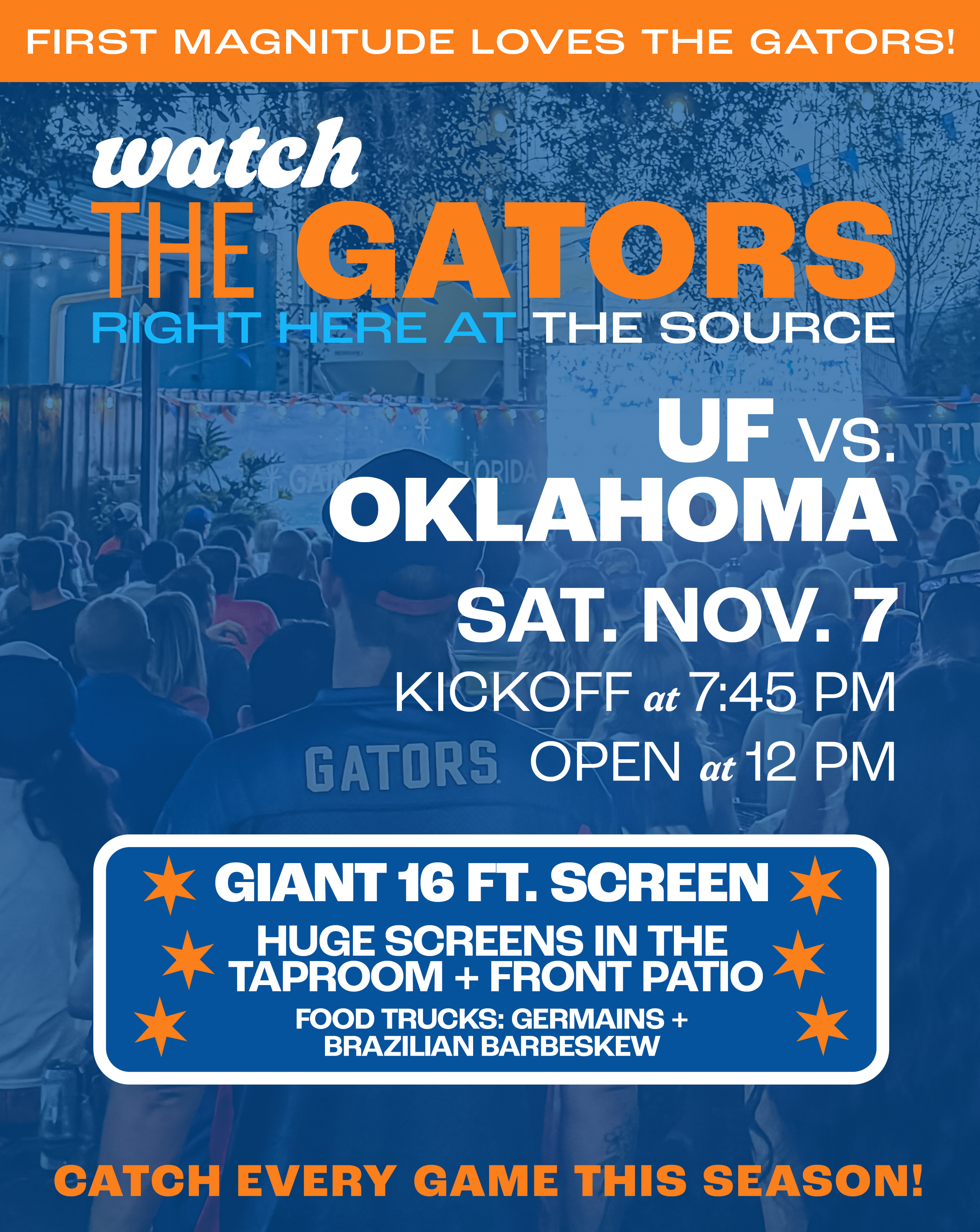 UF vs. Oklahoma on the Big screen
