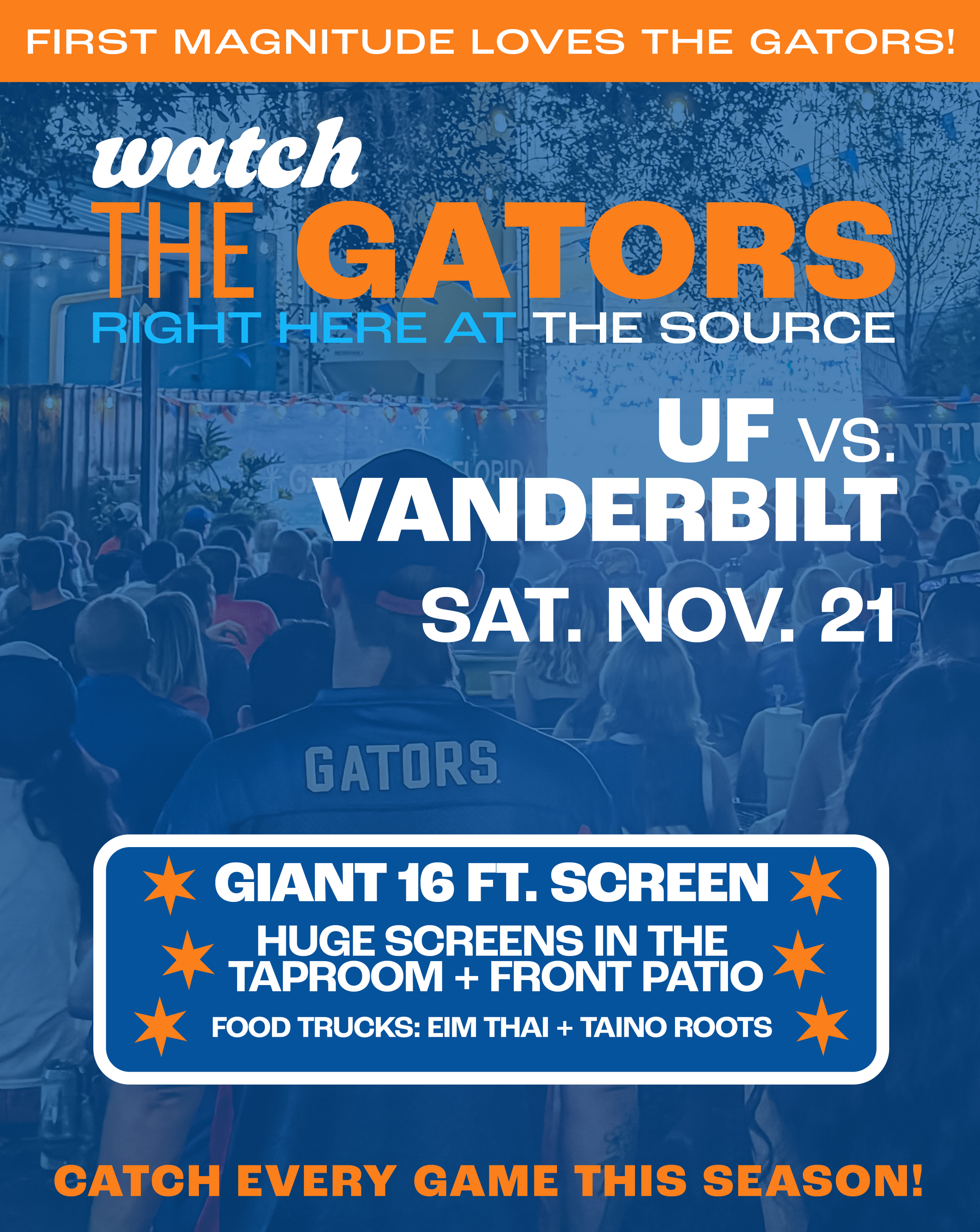 UF vs. Vanderbilt on the Big Screen!