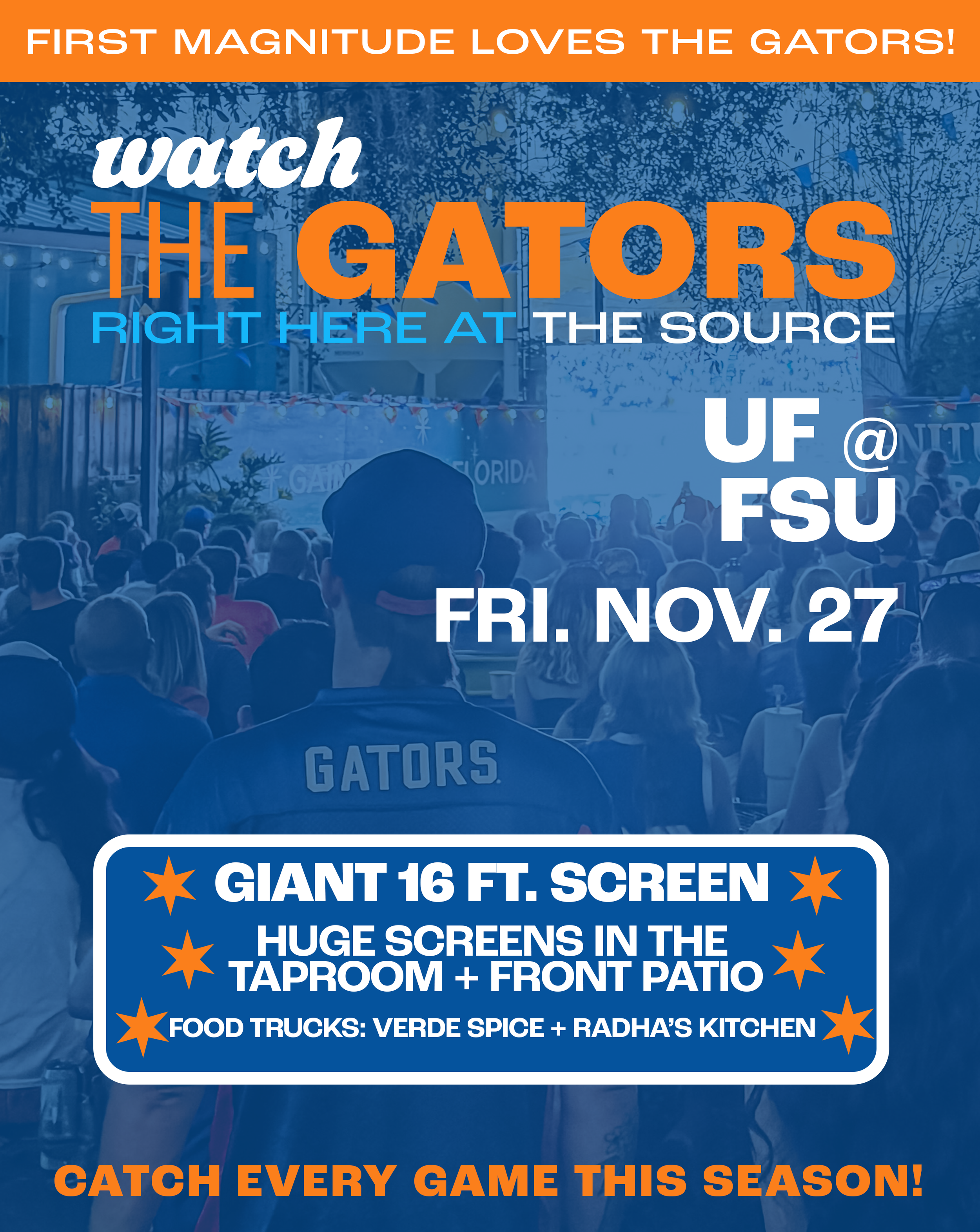 UF vs. FSU on the Big Screen!