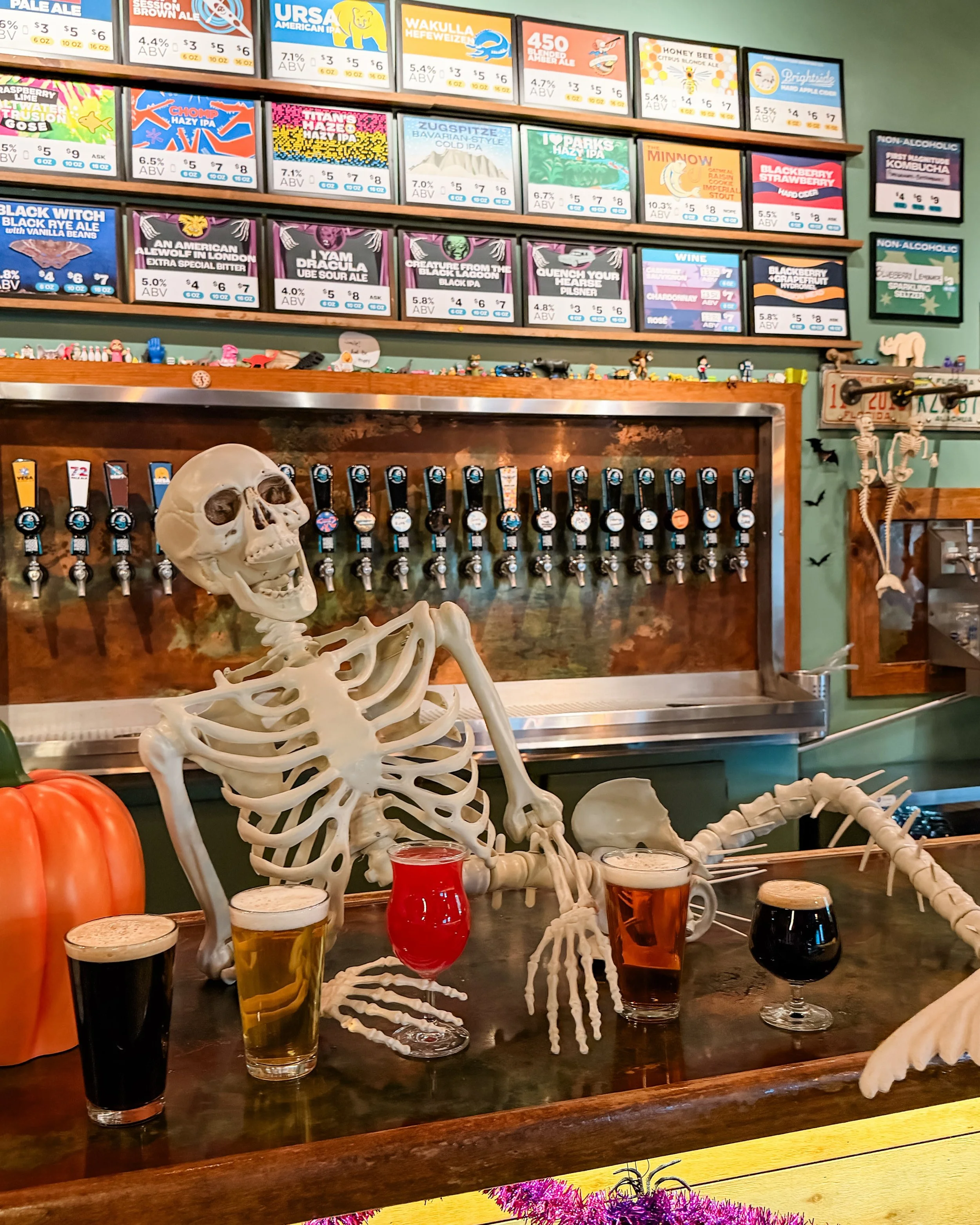 Welcome Boils and Ghouls. Ales from the Crypt have risen! 💀

Five spooky sips have crawled out of the cellar, and they&rsquo;re dying to meet you. From dark and malty to tangy, crisp, and mysteriously sweet, there&rsquo;s a frightfully good pour for