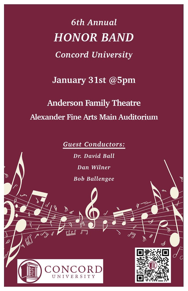 Honors Band Poster