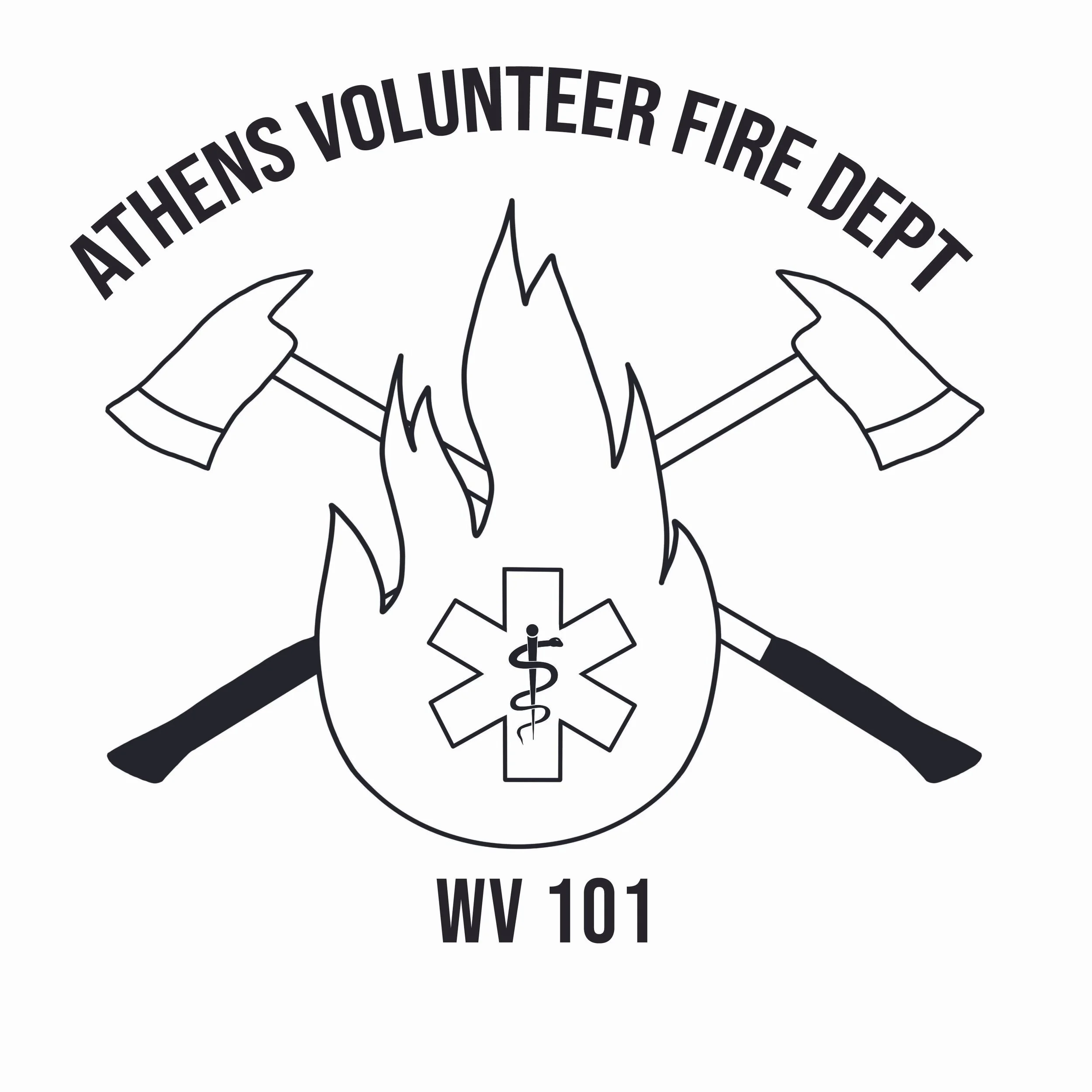 Logo for Athens Volunteer  Fire Dept
