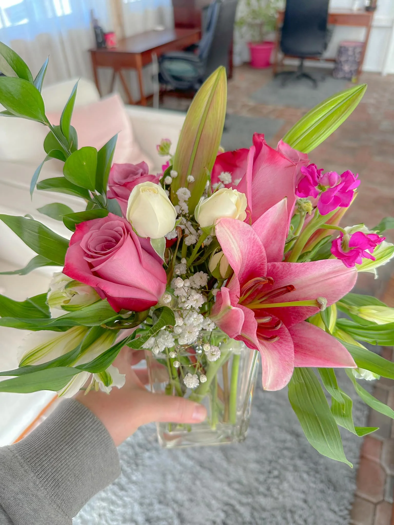 Seasonal Fresh Flower Arrangement
