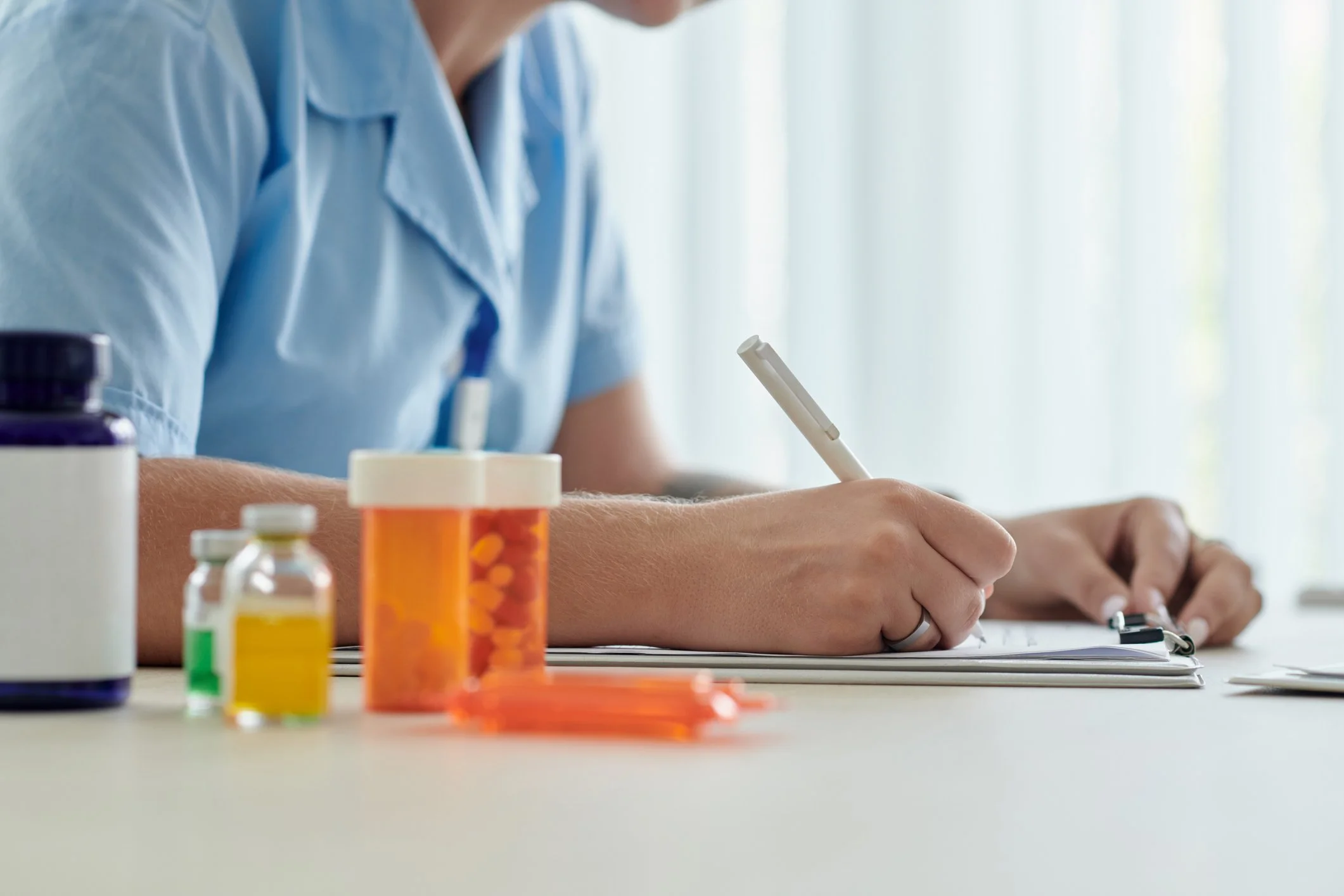 Nurse prescribing medication