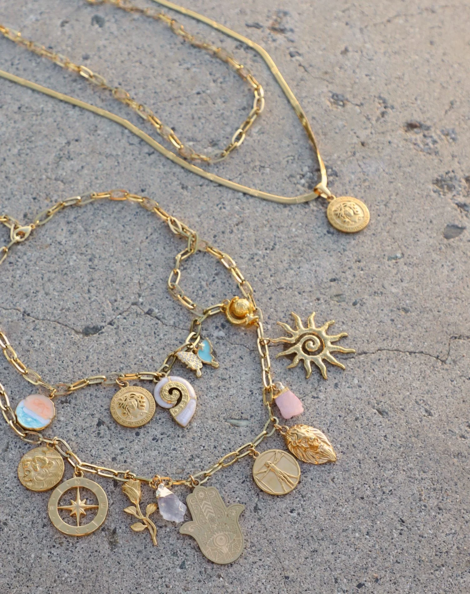 18K Gold Paperclip Stacking Chain