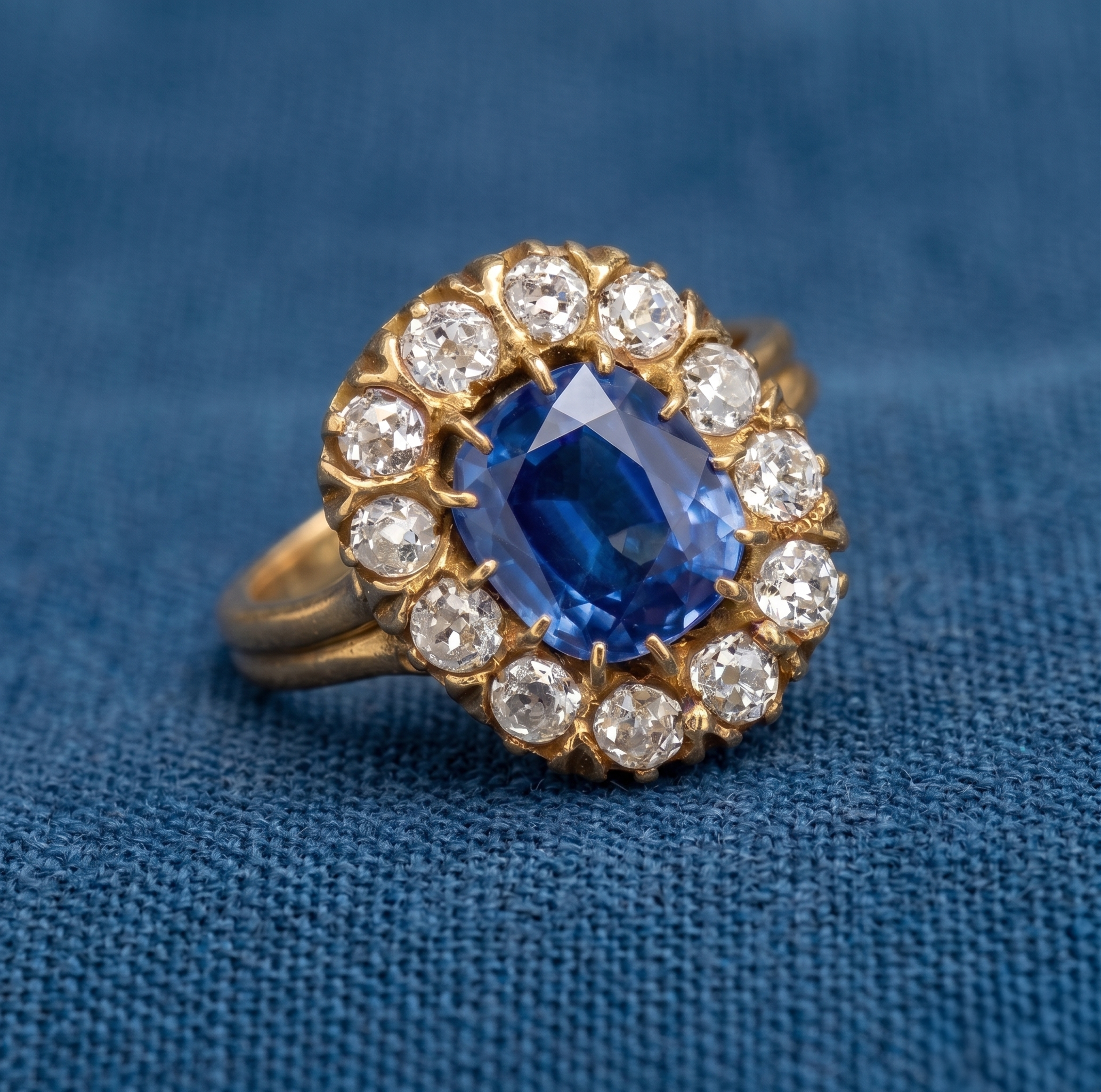 antique sapphire ring