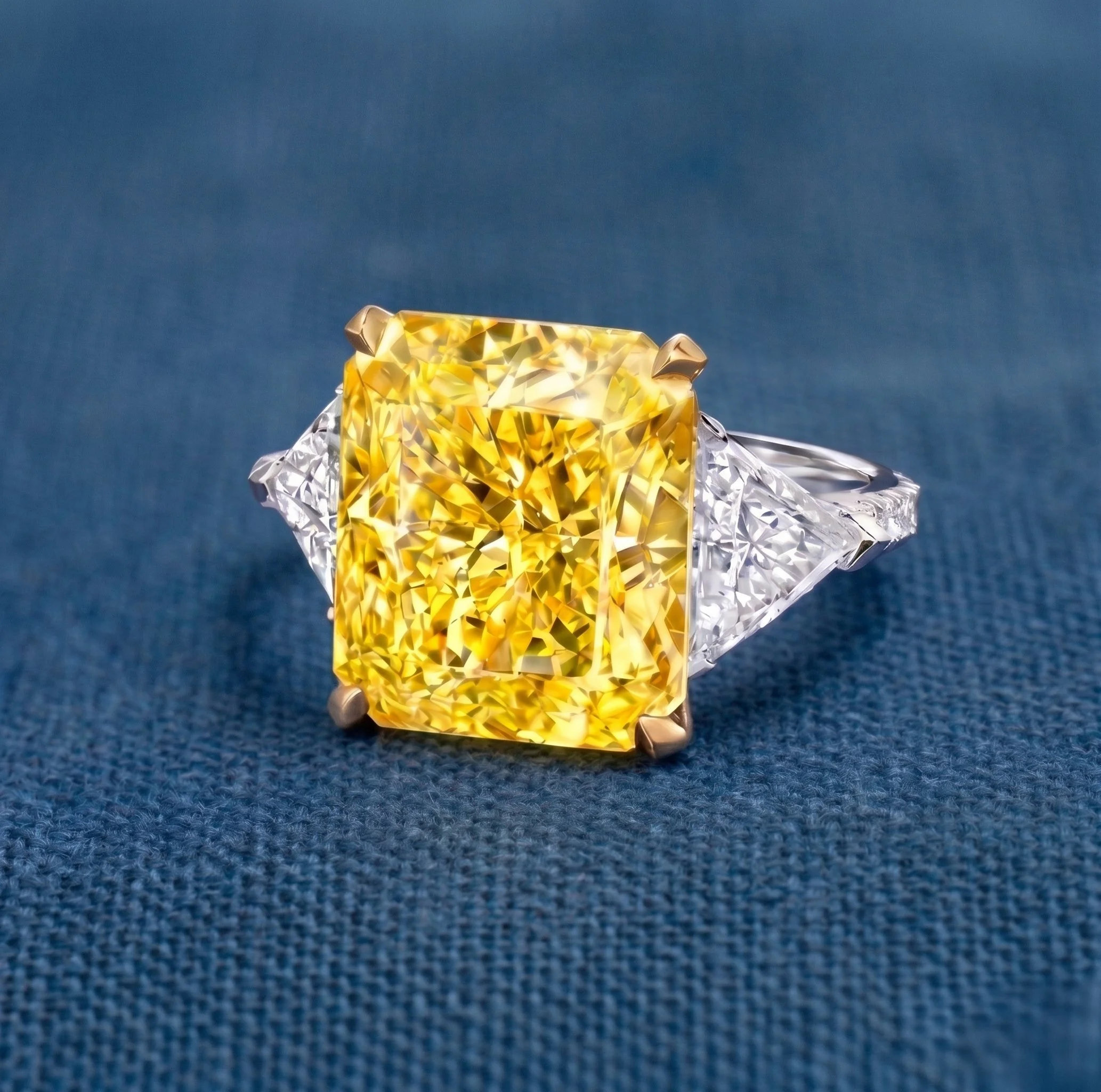 Yellow diamond ring by Coleman E. Adler Fine Jewelry New Orleans