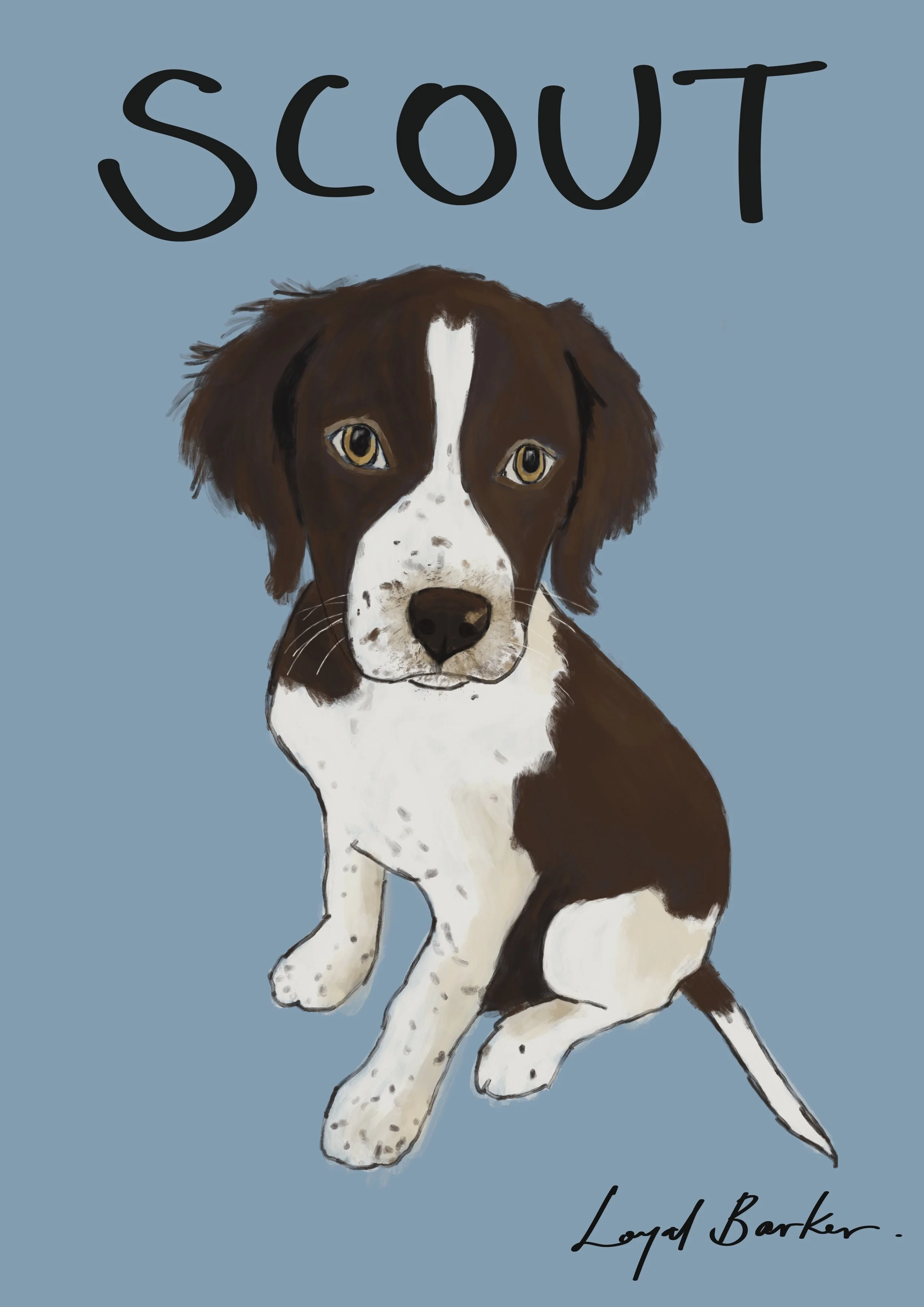 Custom Dog Portrait - A4