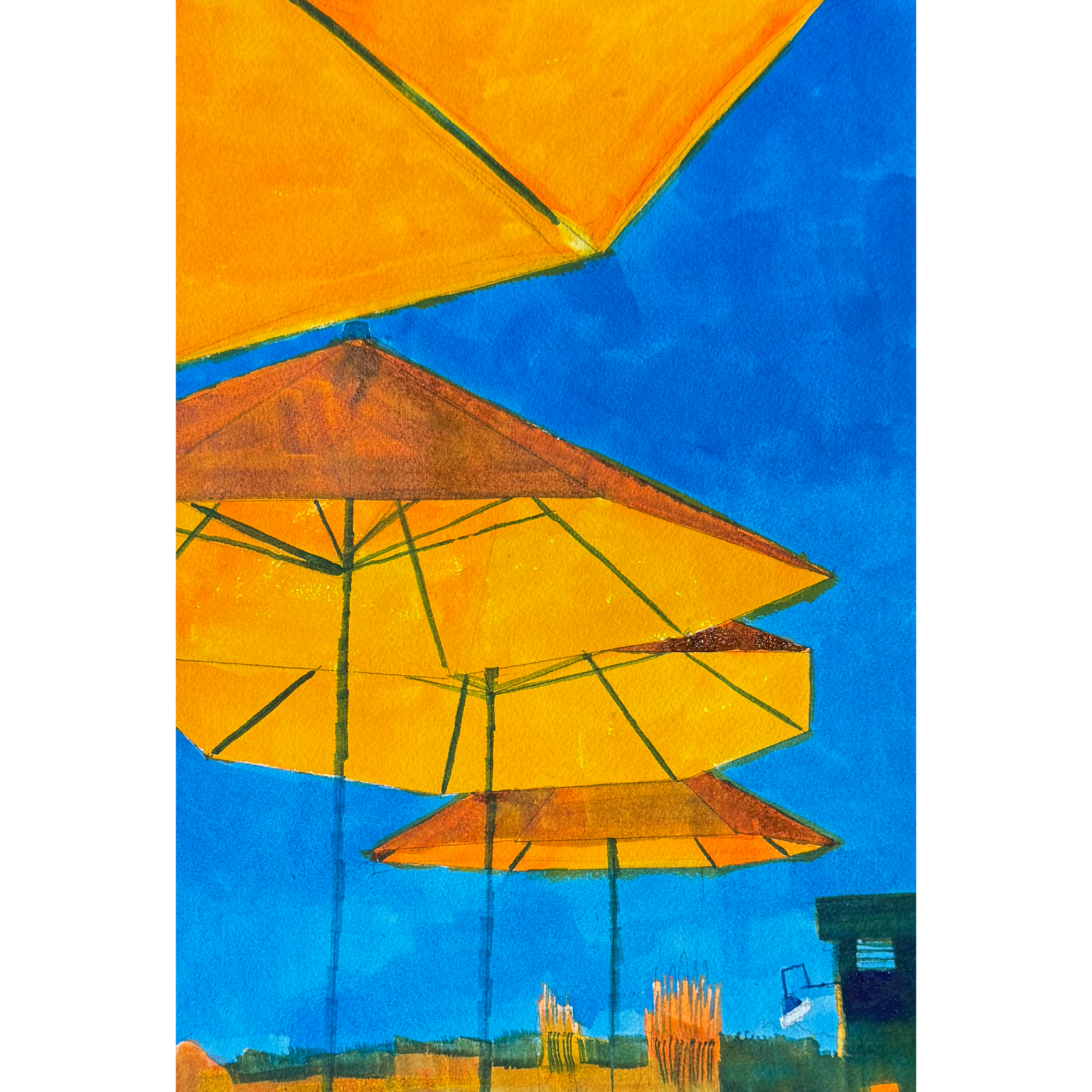 Night Umbrellas II