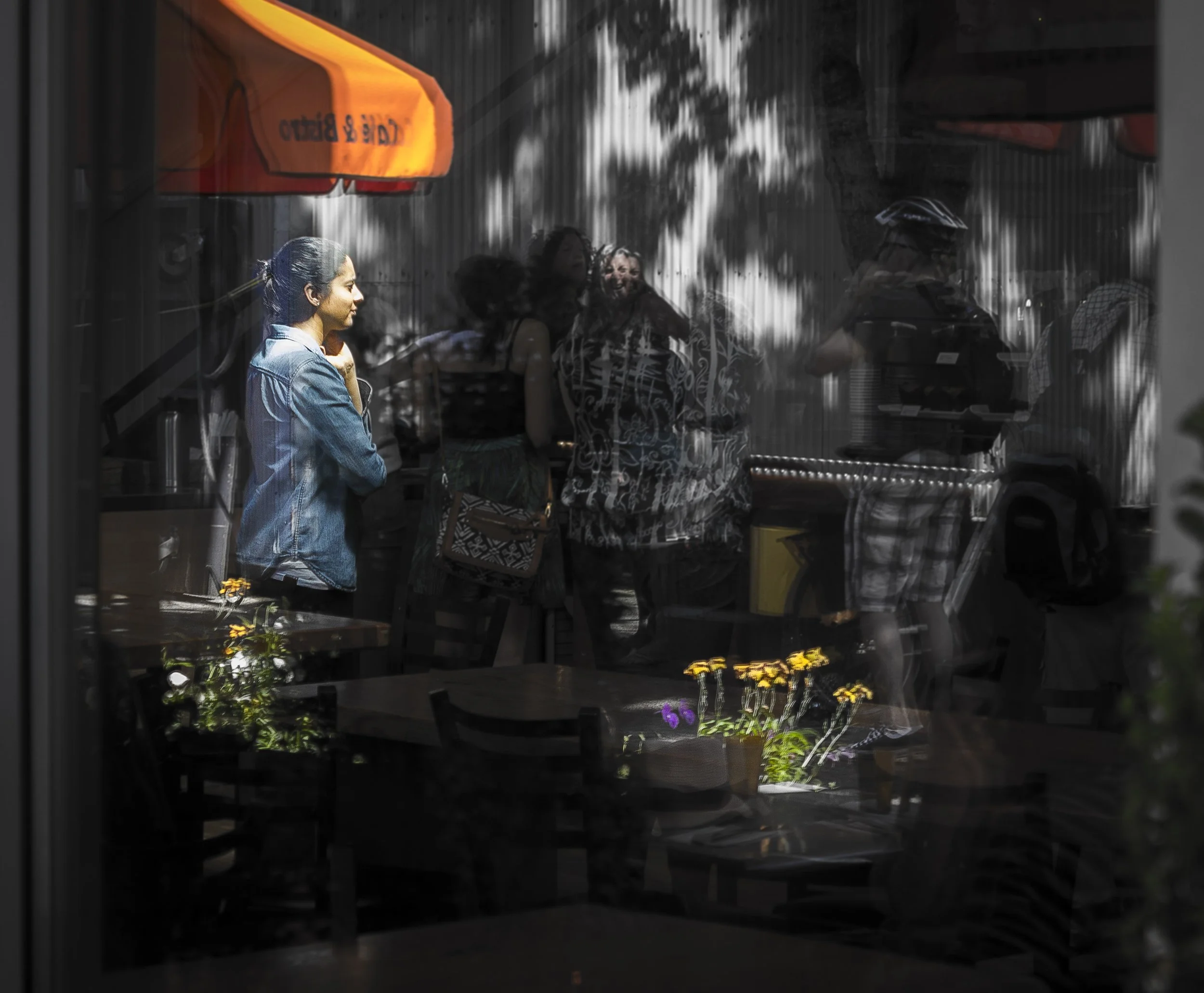 Girl In Café, Vancouver