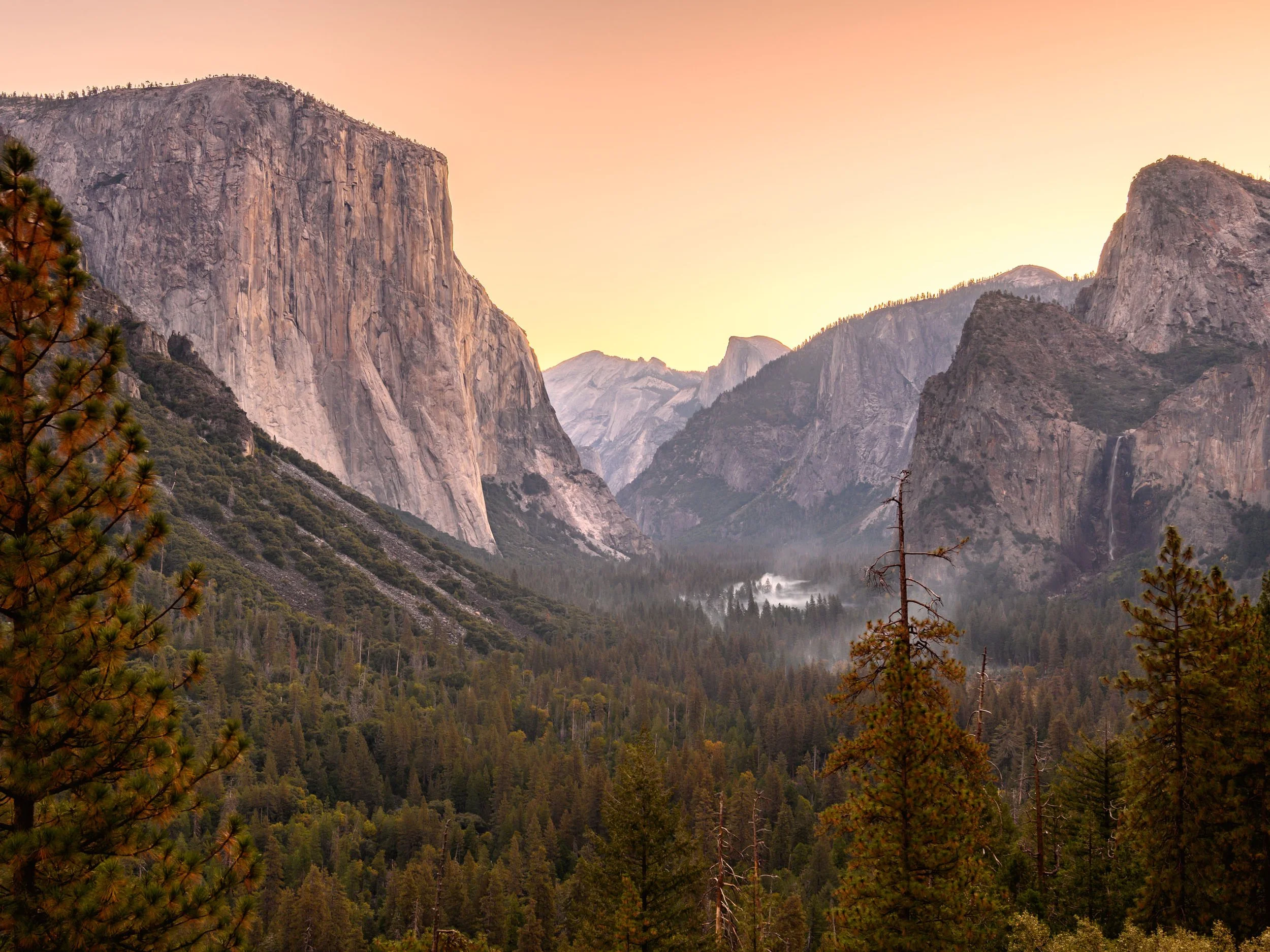 Tunnel View at Sunrise