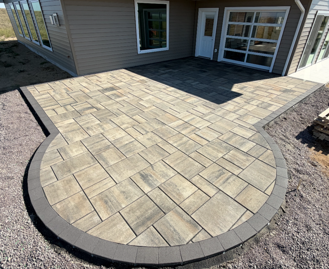 Patio and retaining wall installation services in Watertown SD