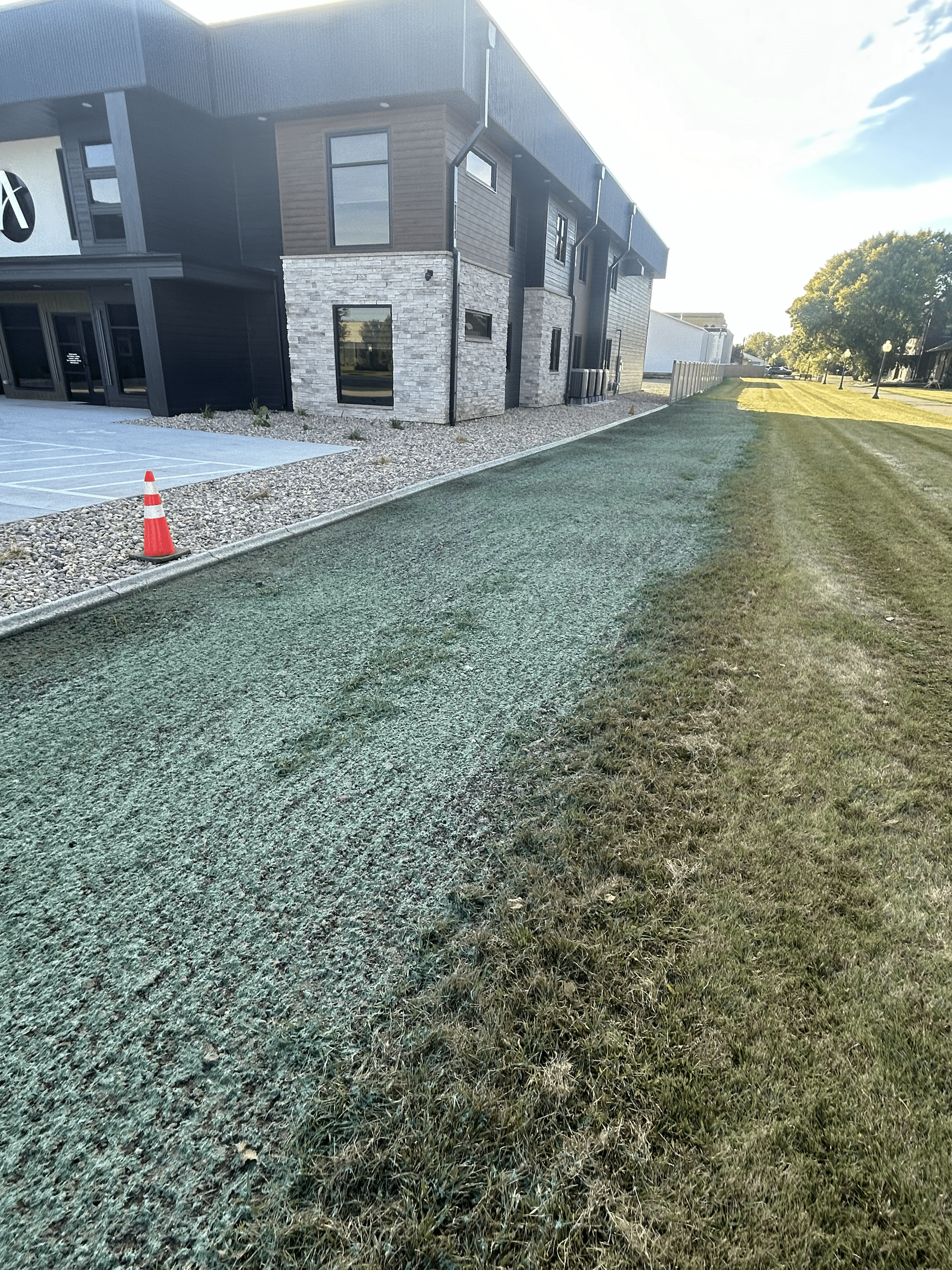 Hydroseeding services in Watertown SD for new lawn installation and erosion control