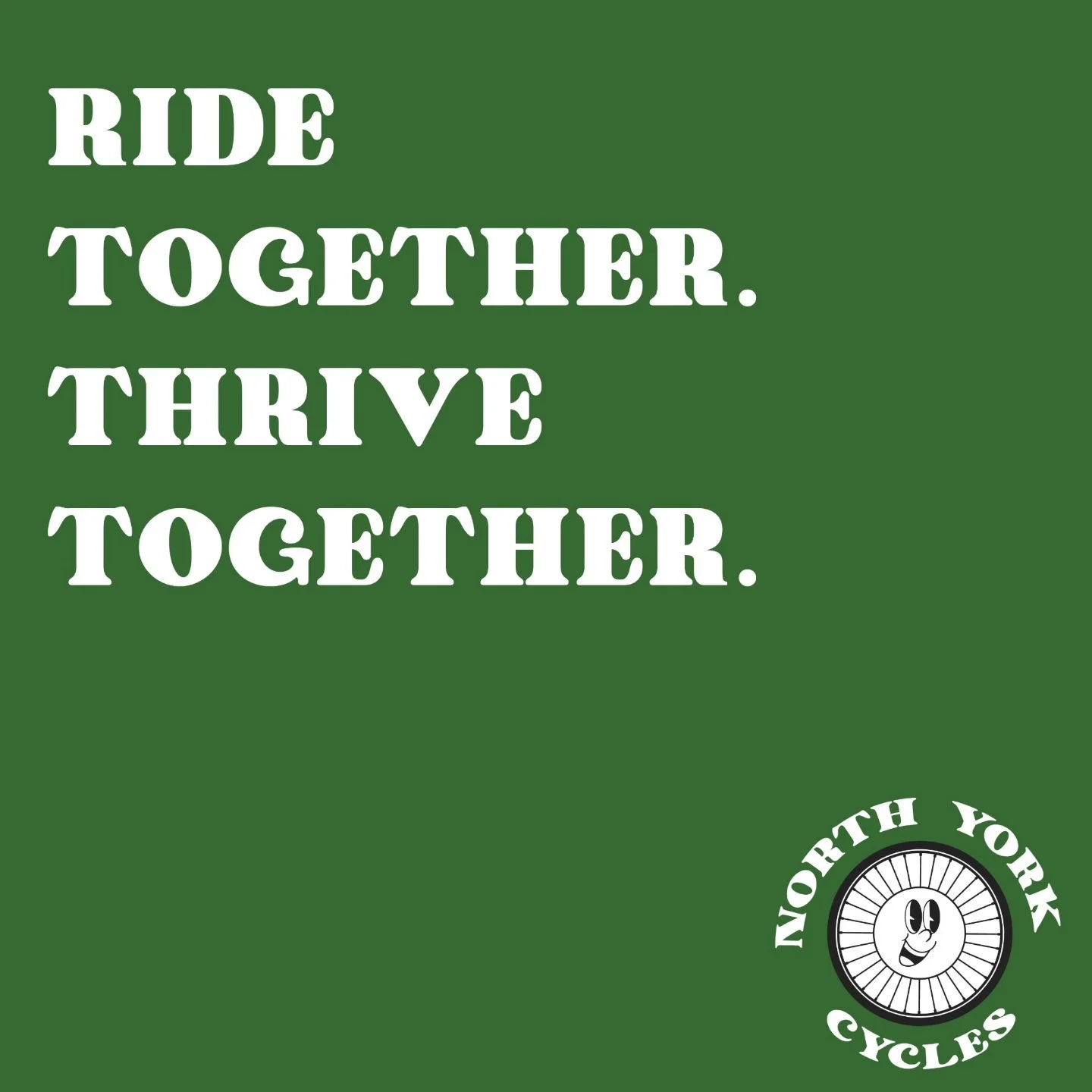 Welcome to North York Cycles 👋🥳

We are a community group that encourages cycling for all people in North York. 

Our mission is to inspire new possibilities for how we move in North York by bicycle. 

Follow us here, join our Facebook group, and j