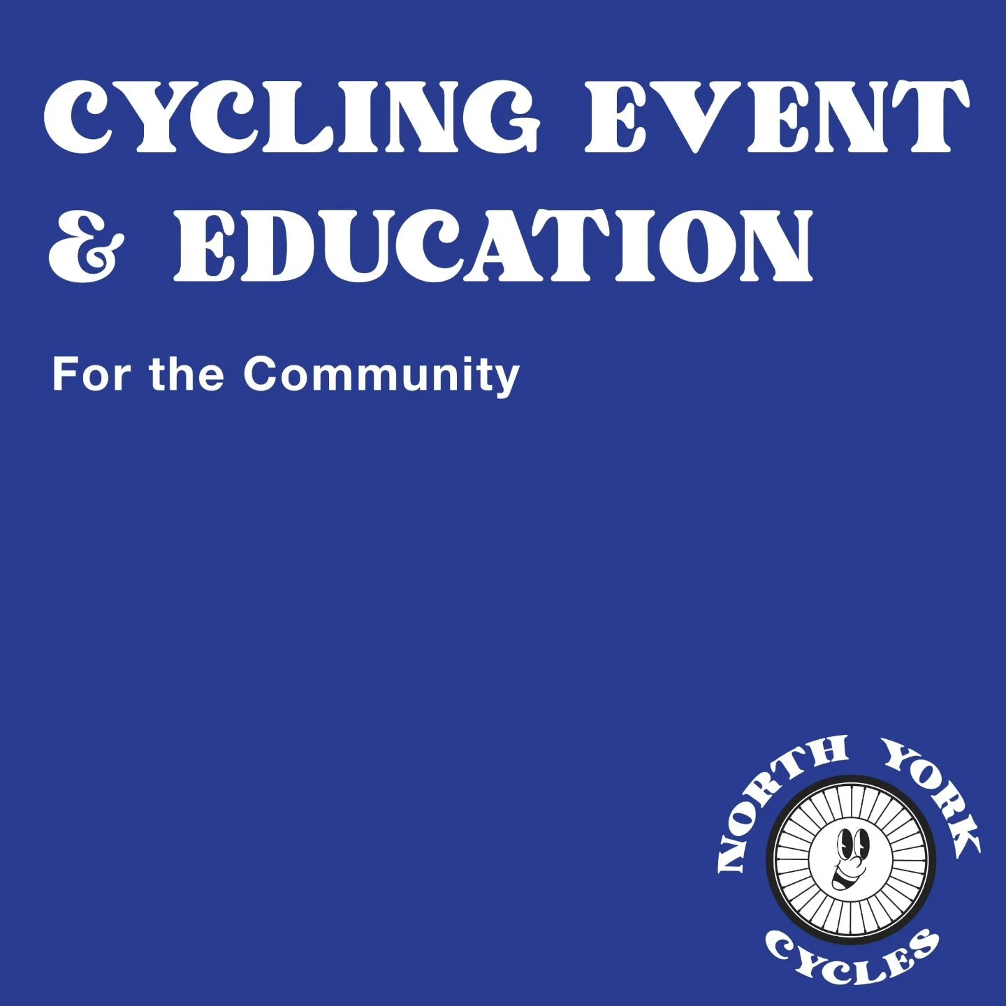 North York Cycles hosts occasional events for the community. This can range from free bike tune-up pop-ups to community destination rides and even cycling workshops and community meetings.

If there is a cycling-related thing you want to see at North