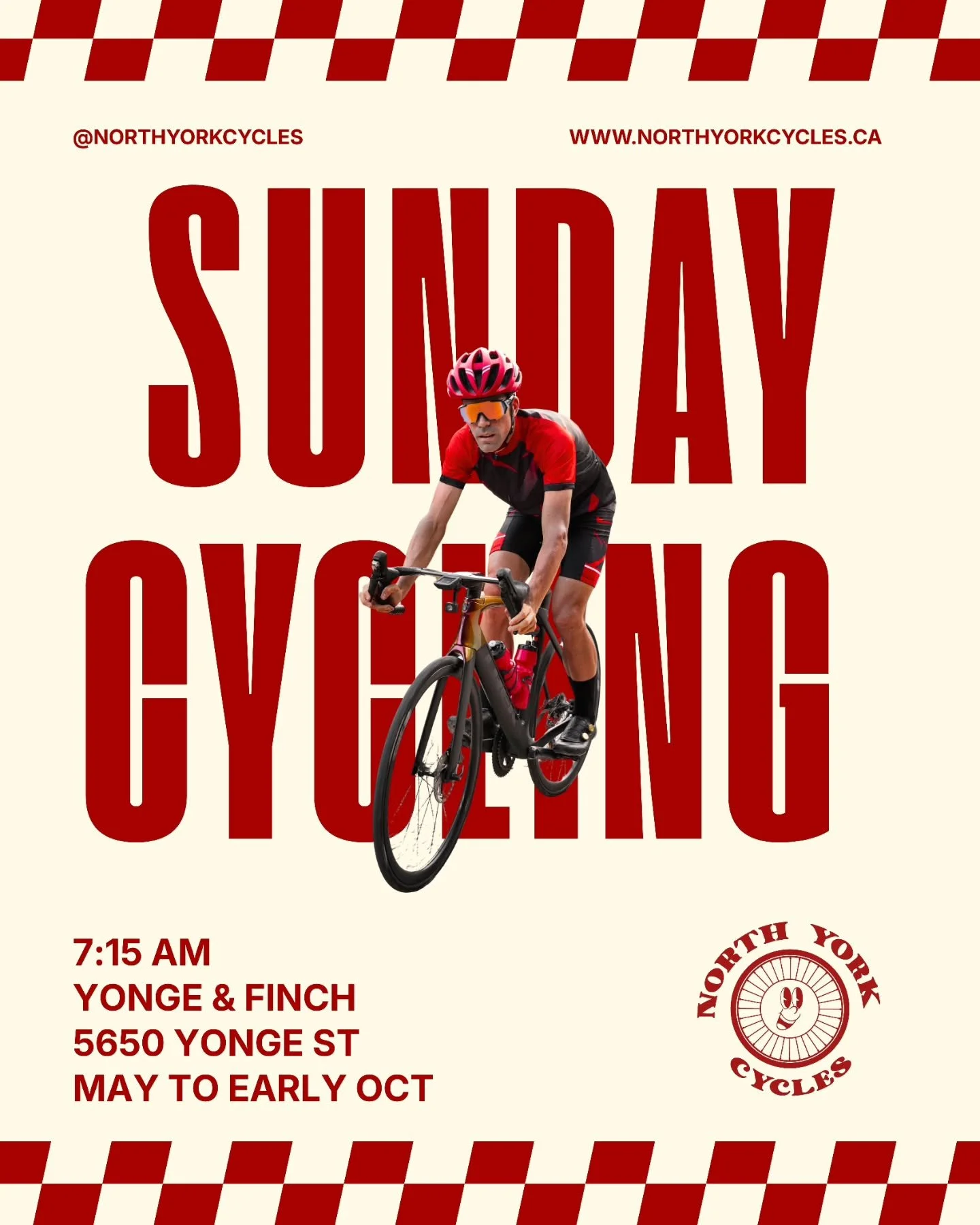 Are you a road cyclist looking to ride in the safety and community of a group? Come ride with us! ❤️

📅 We ride on Sundays (weather permitted) at 7:15am by Yonge &amp; Finch (5650 Yonge St). We will start on Sunday, May 3 and continue the group ride
