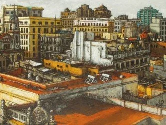 Grisaille des villes, lumière des Îles - 36 by 48