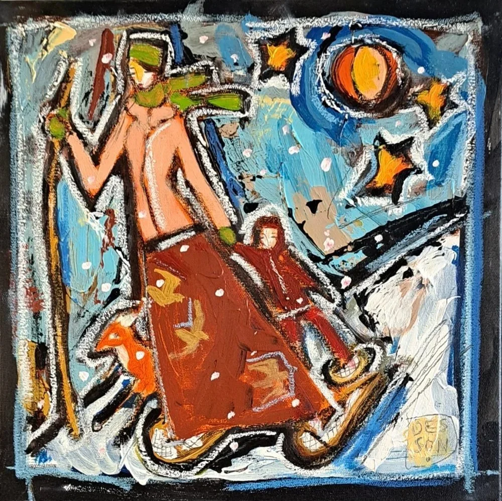 Beginning of the Storm - 12 by 12