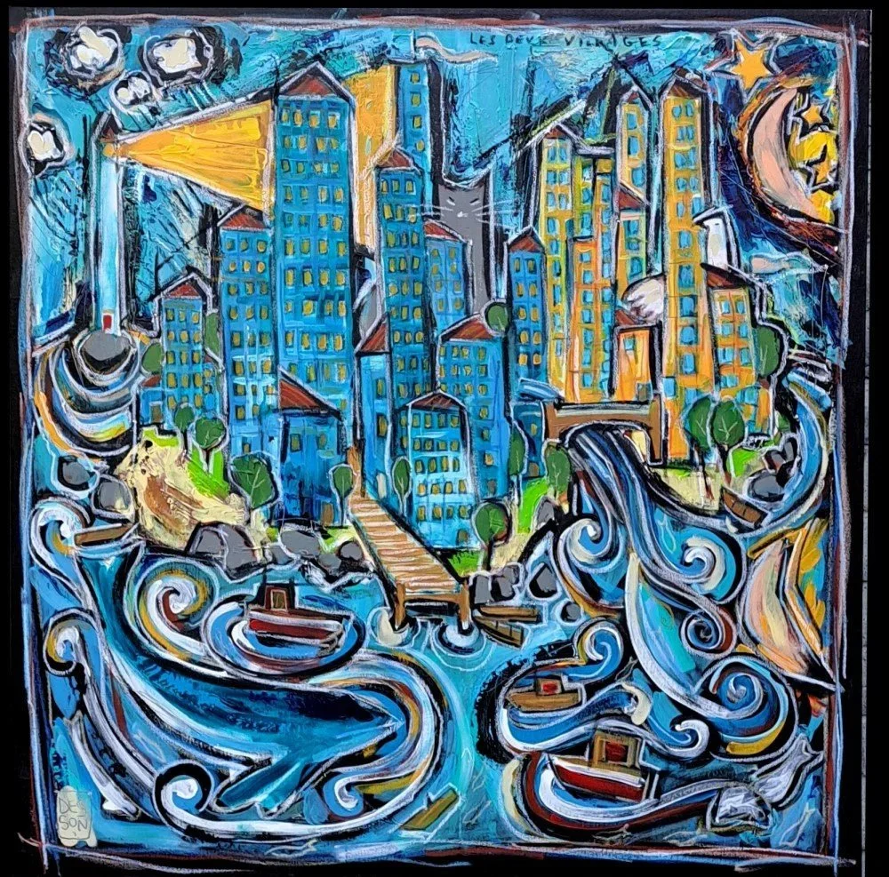 Les deaux villages - 36 by 36