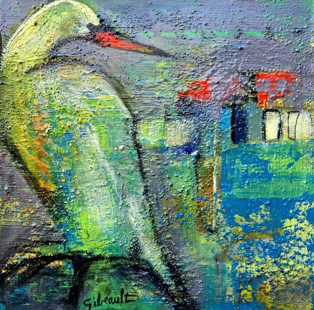 Urban trivia - summer bird - serie 2 - 12 by 12