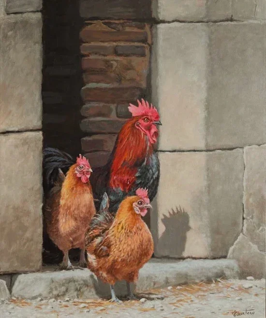 Coquettes - 24 by 20