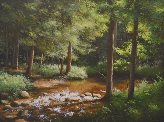 Murmure d'été - 30 by 40