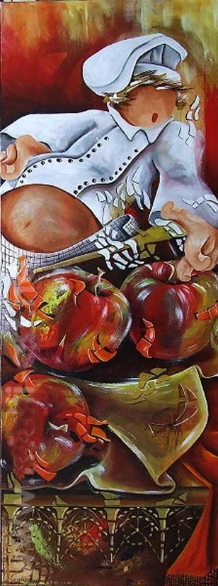 Le trio - 48 by 18