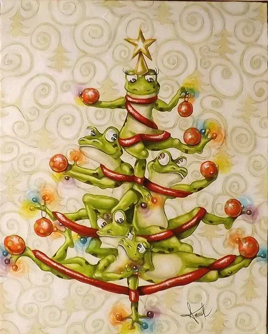 Le sapin des grenouilles - 20 by 16