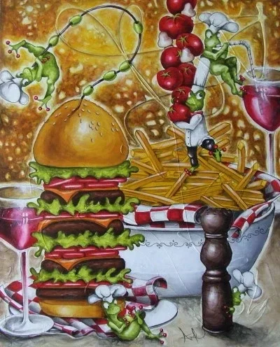 Cusine en folie - 30 by 24