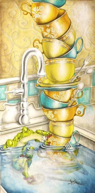 Aprè le souper - 30 by 15