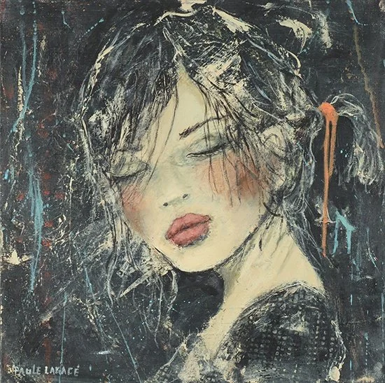 Boucle orange - 18 by 18