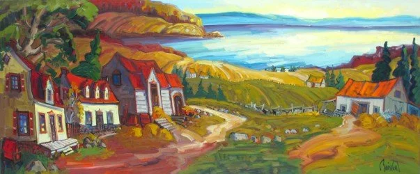 Les Champs de Charlevoix - 30 by 72