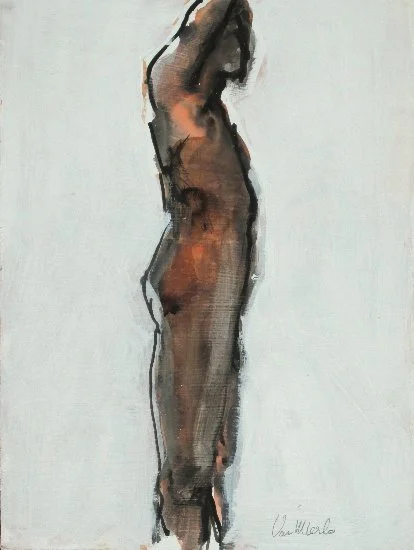 Homme rose II - 12 by 9