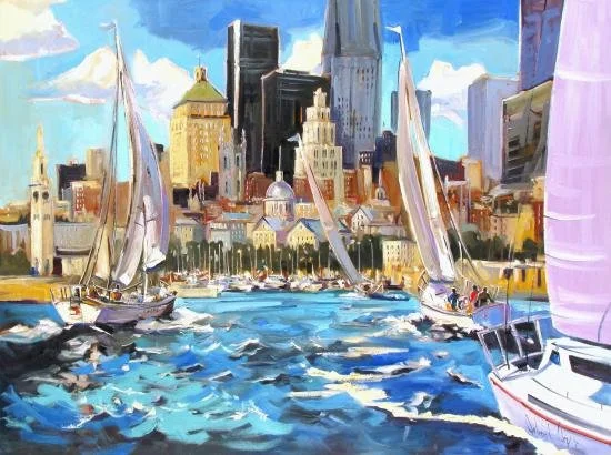Escale à Montréal - 36 by 48