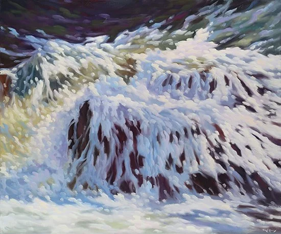 Éclats et volutes - 40 by 48