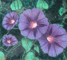 Sans titre (Fleurs) - 36 by 40