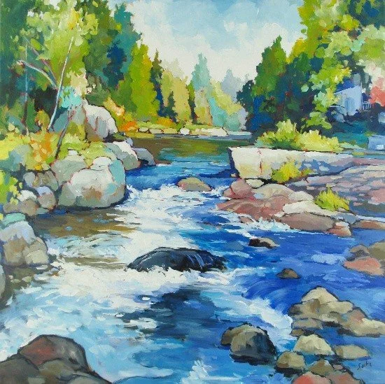 Rapides à Val David - 48 by 48