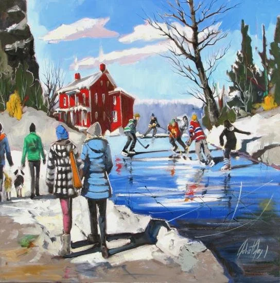 
Les cousines - 36 by 36