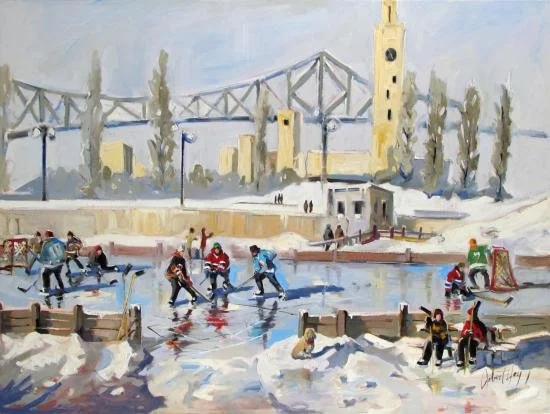 
L'heure de la récréation - 36 by 48