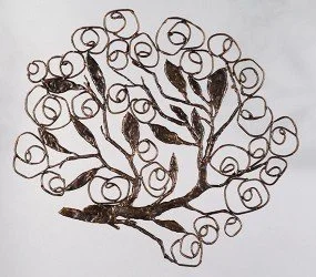 Le Rosier - 19 by 22 - sculpture 