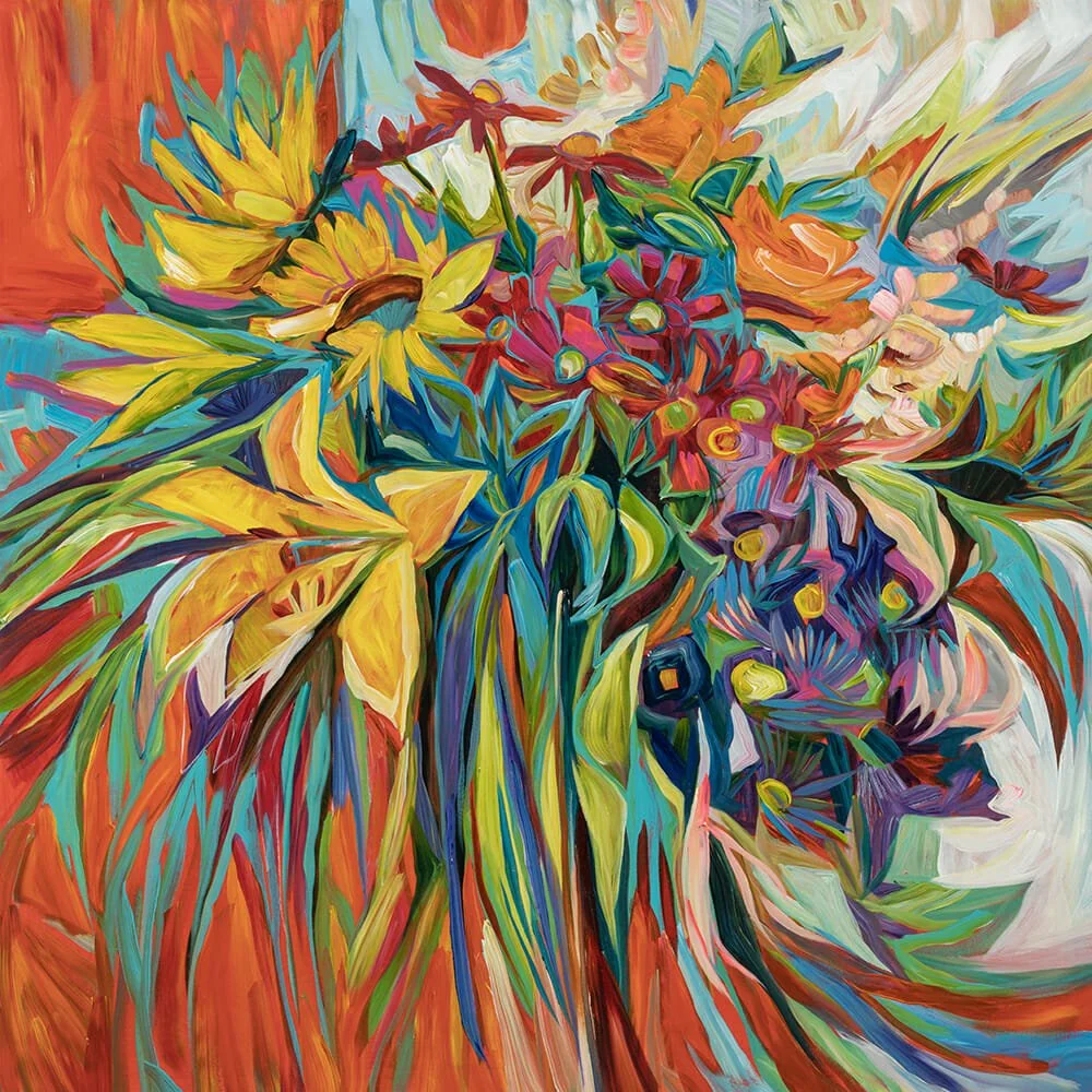 Ode to Yvette - 48 by 48
