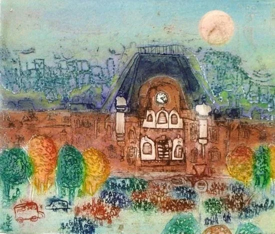 La gare de Tokyo - 8 by 10