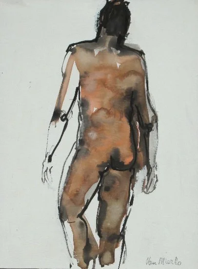 
Homme rose I - 12 by 9